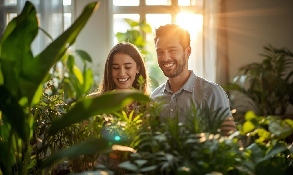 what flowers are good for air purification