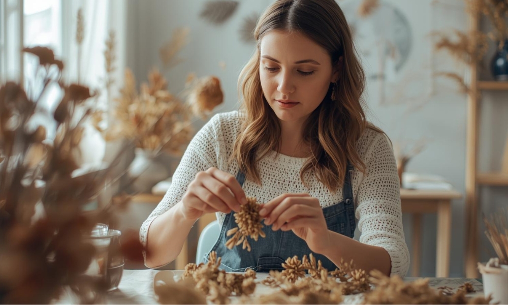 what to do with dried flowers
